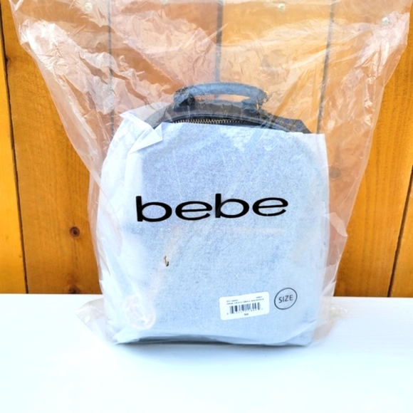 New Bebe Rena Croco Small Backpack Grey - Picture 2 of 15